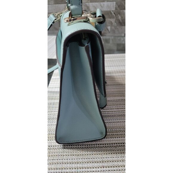 Kate Spade Purse Darcy Embroidered Top Handle Satchel Crossbody aphrodite green - Picture 16 of 16